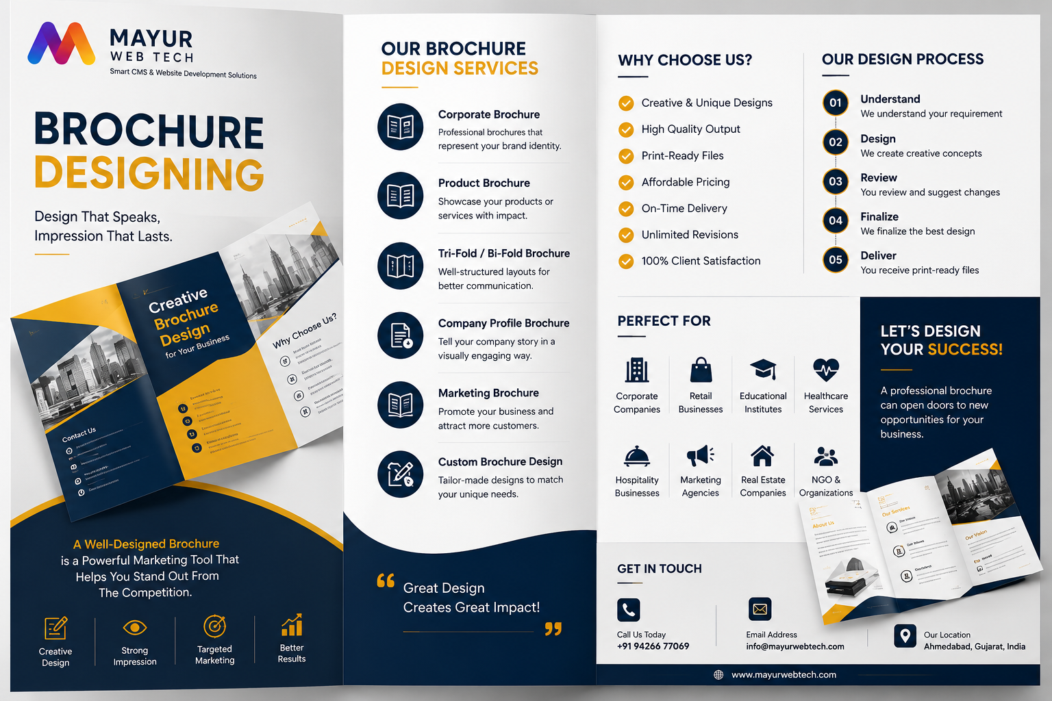 Premium Brochure Design Creative Hub