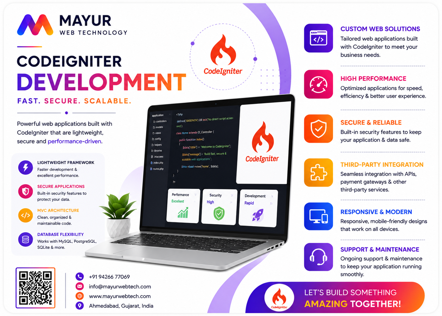 Premium CodeIgniter Application Development Layout Engine